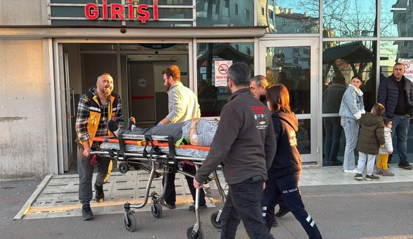 Dairesine bakmak için inşaata geldi: 1. kattan düştü! - Resim : 1