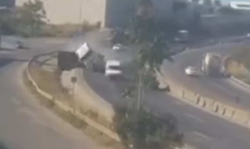 Adeta savaş alanı! Korkunç kazanın kamera görüntüleri ortaya çıktı - Resim : 3