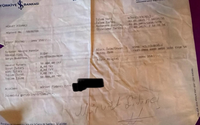 ''Şaklaban" deyip geri adım atmıştı! CHP'li ilçe başkanı dekont paylaştı: Saray soytarısı, bende bir kuruş hakkın yoktur! - Resim : 1