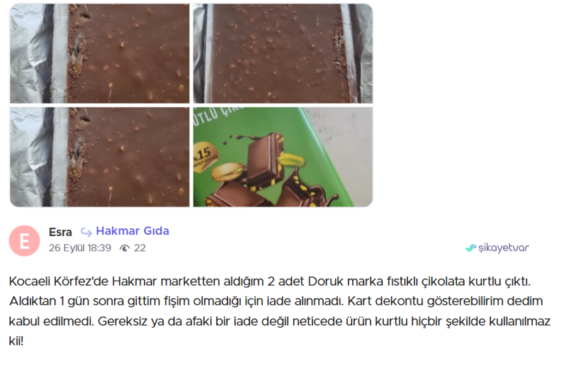 Marketten aldığı çikolata hayrete düşürdü! İade edemedi... - Resim : 4