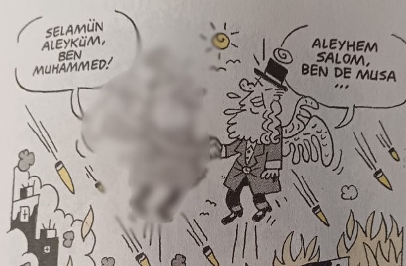 Leman Dergisi Kimin, Sahibi Kim? Leman Dergisi Hz. Muhammed Karikatürü 26 Haziran Sayısı - Resim : 1