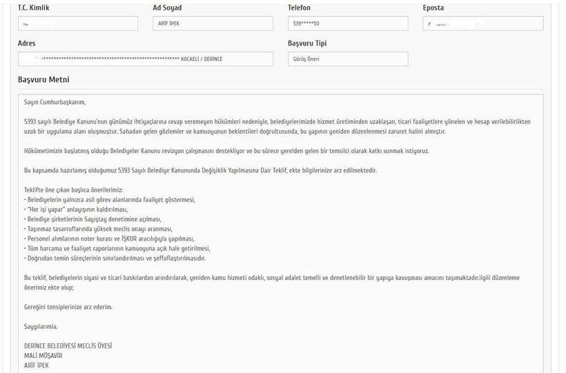 AK Partili Meclis Üyesinden belediye kanunu önerisi! Sayıştay ve arazi satışı düzenlemesi talebi - Resim : 1