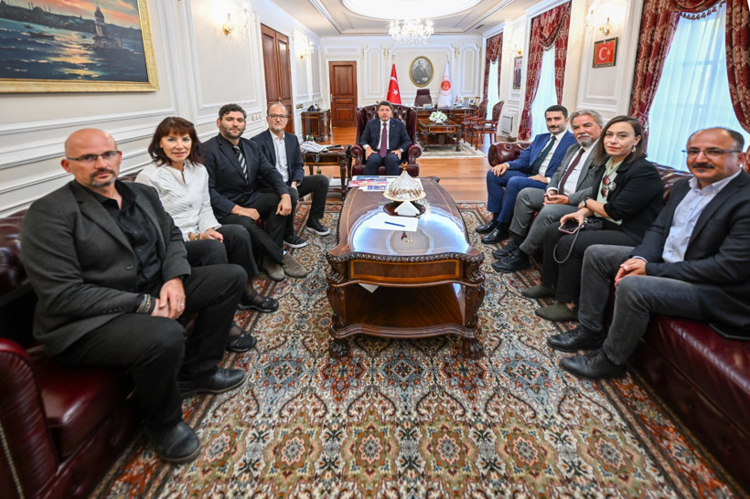 Bisiklet sporunun kurmaylarından Adalet Bakanı Tunç’a çok önemli ziyaret! - Resim : 1