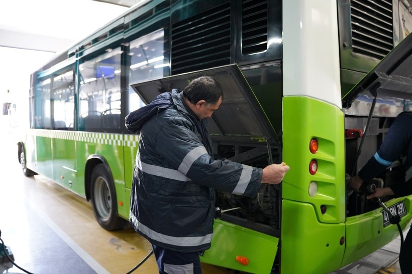 11 milyonluk tasarruf… Büyükşehir otobüslerinin bakımını kendisi yapıyor! - Resim : 1