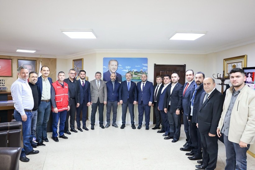 Şahin Talus, Kızılay yöneticilerini ağırladı - Resim : 2