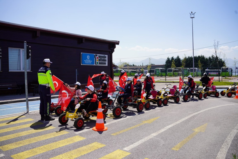 Trafik Eğitim Parkı’nda 23 Nisan coşkusu! - Resim : 1