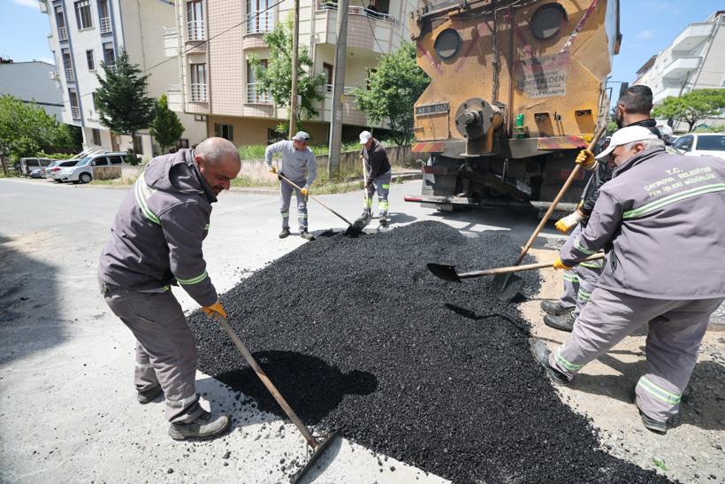 Fen işleri ekiplerinden sahada kesintisiz çalışma - Resim : 1