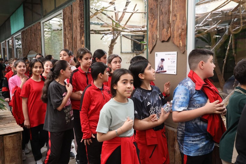 Darıcalı çocuklar Hayvanat Bahçesi'ni geziyor - Resim: 3