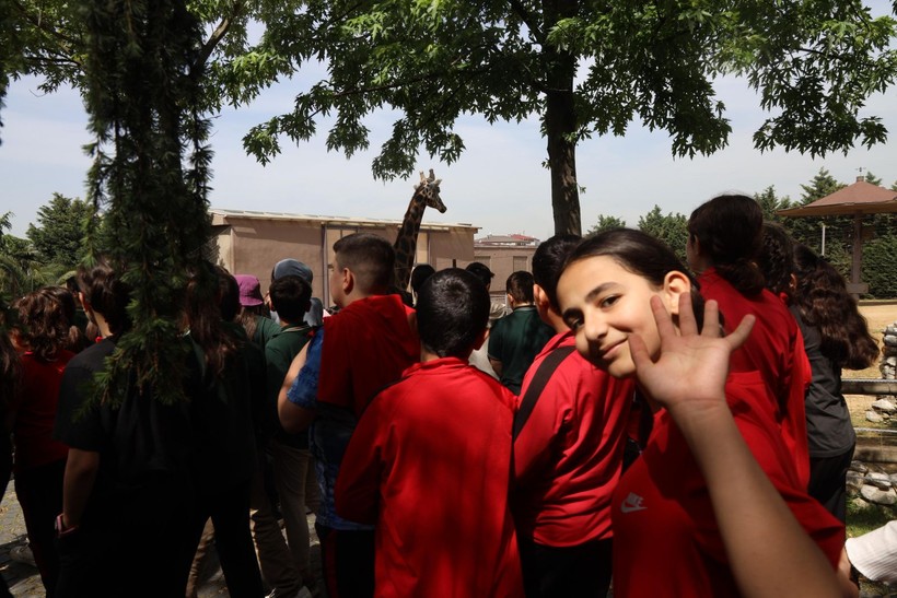 Darıcalı çocuklar Hayvanat Bahçesi'ni geziyor - Resim: 5