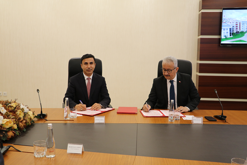 İmzalar atıldı! Türkan Zeray İlkokulu için protokol... - Resim : 2