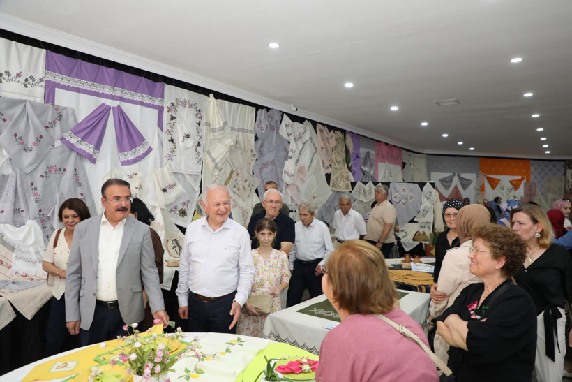 KARMEK El Sanatları Sergisi törenle açıldı - Resim : 2