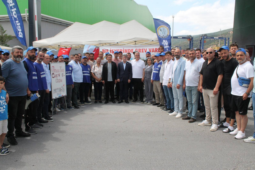 CHP Kocaeli İl Örgütü’nden Gübretaş işçilerine destek ziyareti - Resim : 1