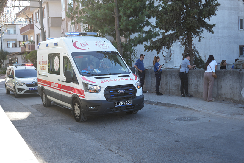 Kocaeli'de korku dolu anlar! Doğalgaz borusu delindi... - Resim : 1