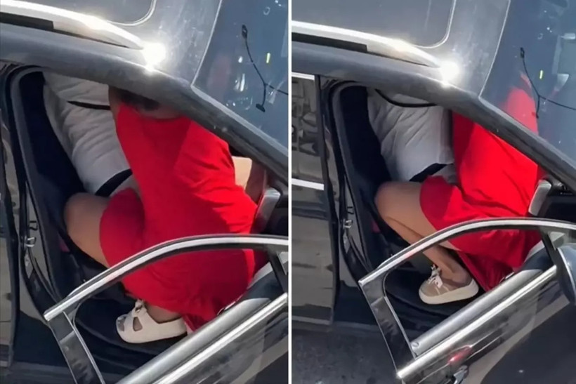 Genç kadın nişanlısını bıçakladı! Kadın ve nişanlısı arasında yaşananlar kameralara yansıdı - Resim : 1