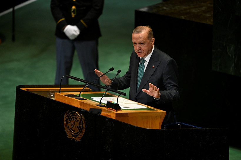 Cumhurbaşkanı Erdoğan BM’de o fotoğrafı gösterdi; “Hangi vicdan buna sessiz kalabilir?” - Resim : 3