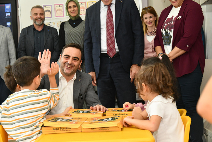 Belediyeden okul öncesi öğrencilerine eğitim seti desteği - Resim : 2