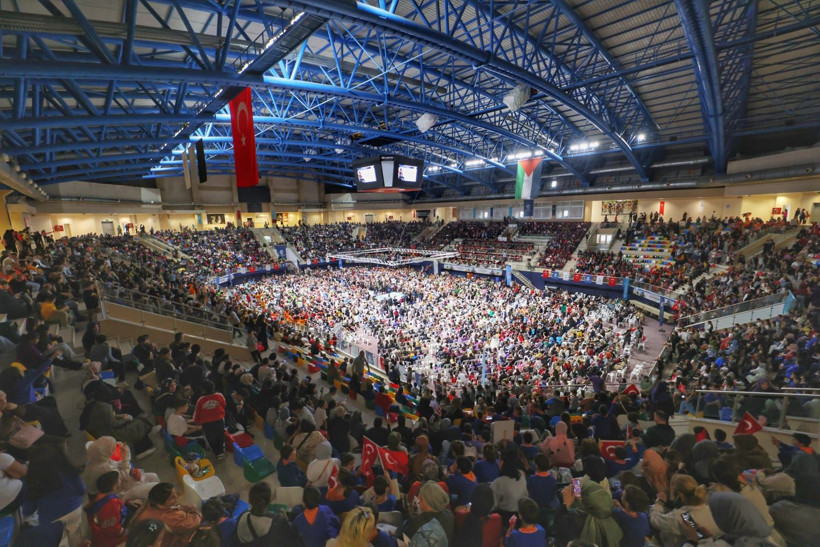 4500 çocuk ve 4500 anne ile rekor kırıldı; Filistin adını duyan Guinness, projeden çekildi! - Resim: 4