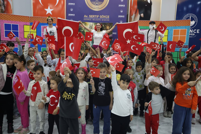 Derince'de çocuklar Cumhuriyet coşkusu yaşadı - Resim : 2