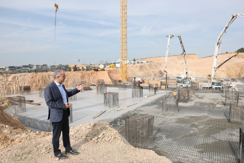 Çayırova Devlet Hastanesi’nde temel betonu dökülüyor - Resim : 2