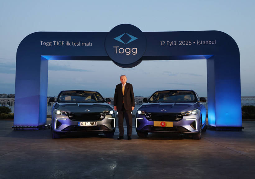 Cumhurbaşkanı Erdoğan, yeni TOGG ile deneme sürüşü yaptı - Resim : 3