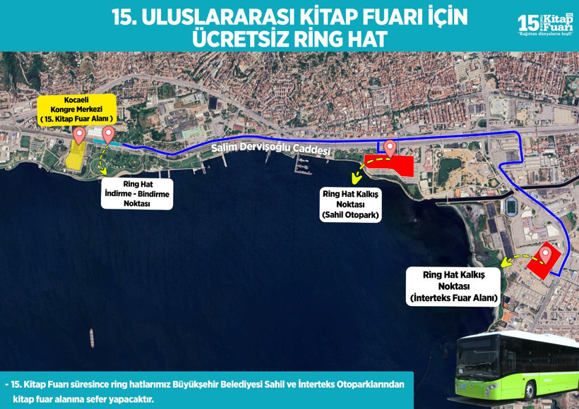 Hazırlıklar tamam... Kocaeli'de tüm yollar Kitap Fuarı'na çıkacak! - Resim : 1