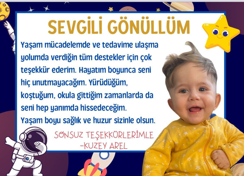 SMA'ya karşı kazanan Kuzey Arel'in ailesi: Bir kalbin umudu oldunuz - Resim : 1