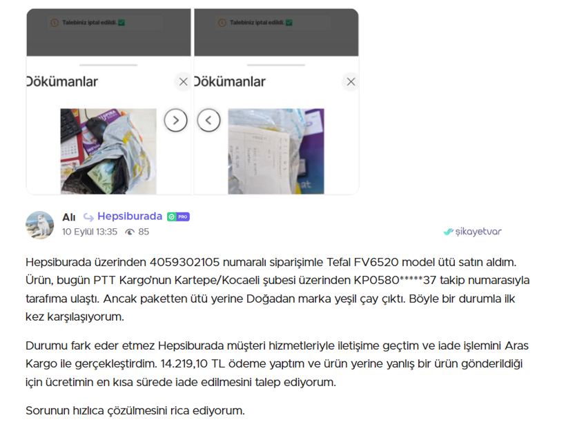 Ütü sipariş etti, paketten çıkanı görünce şok oldu! - Resim : 1