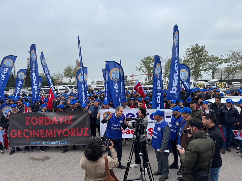 TÜPRAŞ İşçilerinin eylemi devam ediyor! - Resim : 1