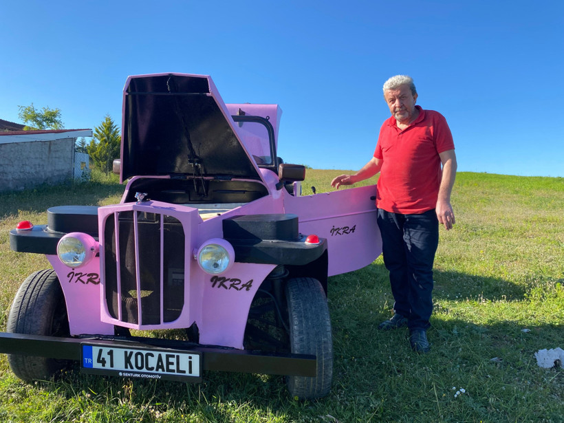 Kendi imkanlarıyla otomobil yaptı! - Resim : 1