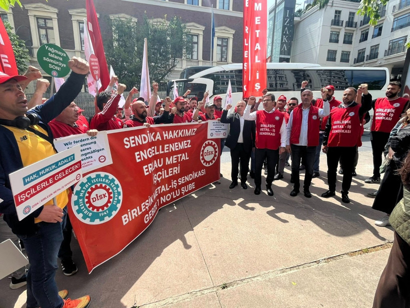 Kocaeli’deki işçilerden Alman Başkonsolosluğu önünde eylem! - Resim : 3