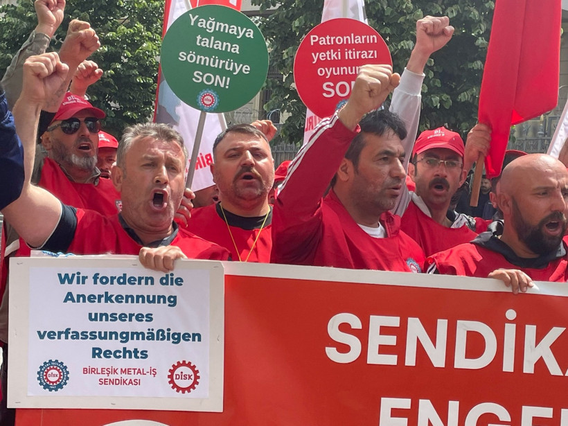 Kocaeli’deki işçilerden Alman Başkonsolosluğu önünde eylem! - Resim : 1