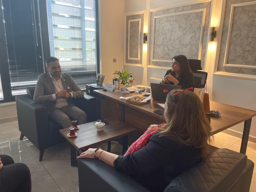 USKAİD heyetinden KKTC'de önemli temaslar ve ziyaretler - Resim : 1