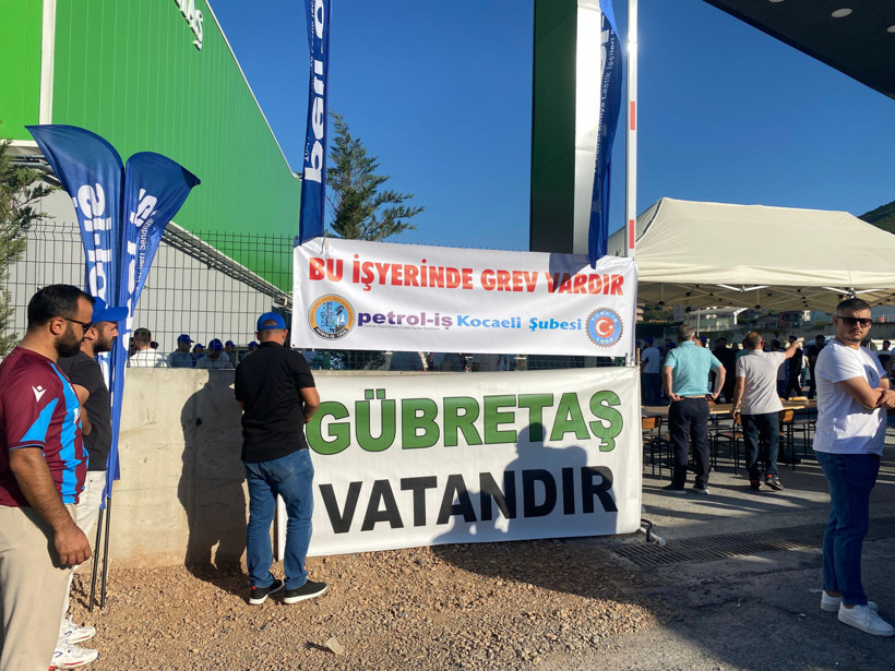 Gübretaş'ta grev başladı! - Resim : 3