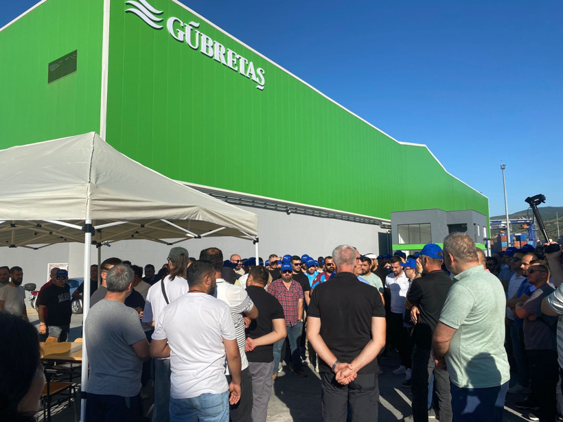 Gübretaş'ta grev başladı! - Resim : 4