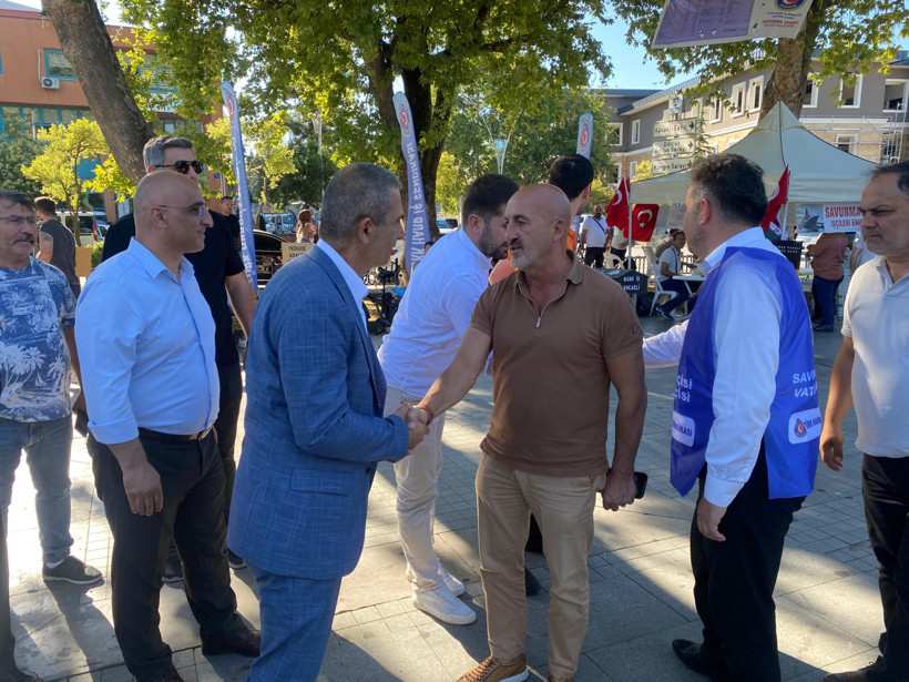 Kamil Şirin Harb-İş eylem alanını ziyaret etti: Önerilen zam hakaretten farksızdır! - Resim : 3