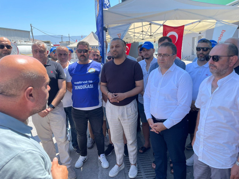 Sertif Gökçe’den Gübretaş işçilerine destek ziyareti! - Resim : 2