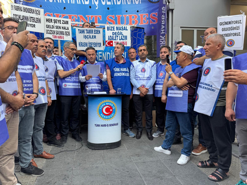 Türk Harb-İş sloganlarla Kızılay'a giriş yaptı! - Resim : 2