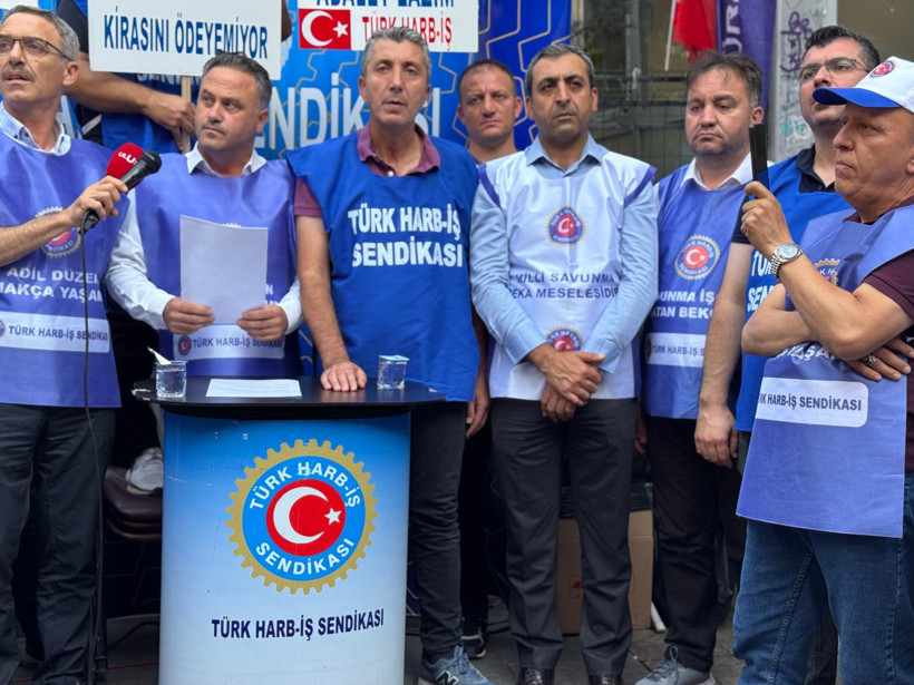Türk Harb-İş sloganlarla Kızılay'a giriş yaptı! - Resim : 1