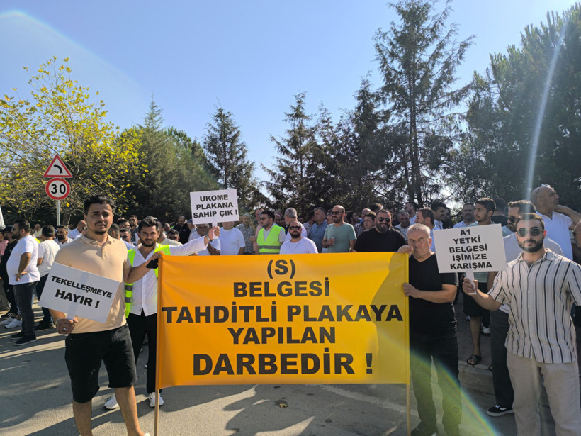 Binlerce servis aracı eylem yaptı! - Resim : 2