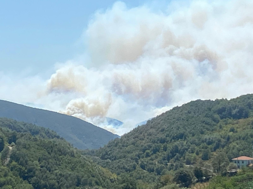 Karamürsel’deki yangın büyüyor… Orman yangınına havadan ve karadan müdahale ediliyor - Resim : 1