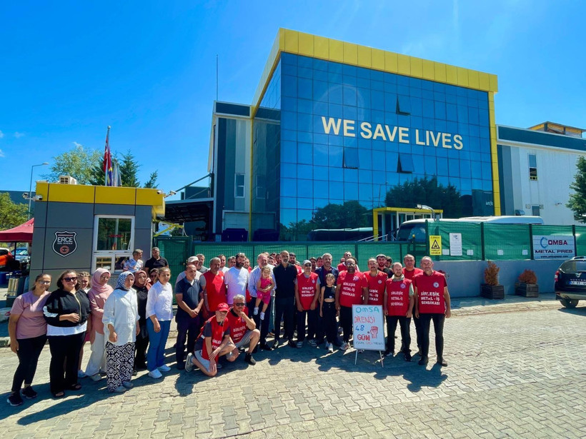 Omsa Metal’e Nail Çiler desteği! Günlerdir direnmeye devam ediyorlar - Resim : 2