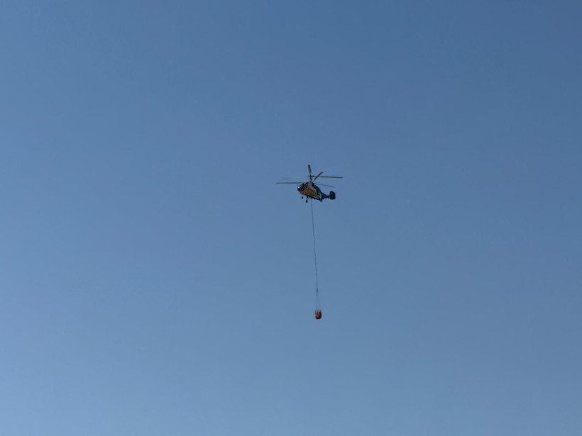 Korkutan yangında ekipler seferber oldu! - Resim : 2