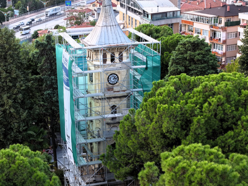 Saat Kulesi'nde çalışmalar devam ediyor... Yeni görünümüyle geleceğe taşınacak - Resim : 1