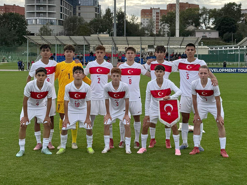Tolga Şanbay’lı U-15 Millî Takımı, Belarus'u 3-2 devirdi! - Resim : 4
