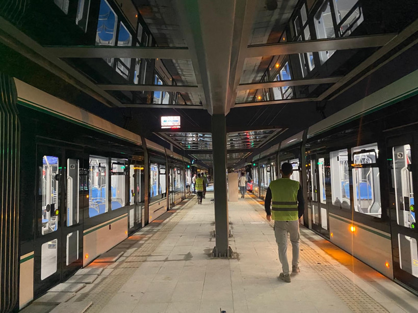 Yeni tramvay hattının enerji testleri tamamlandı - Resim : 2