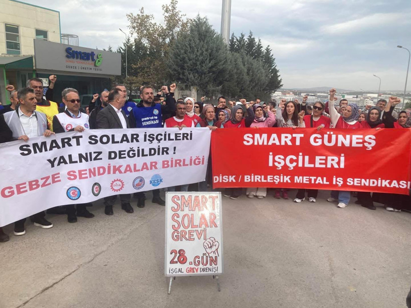 Gebze Sendikalar Birliği'den Smart Solar'a dayanışma ziyareti - Resim : 2