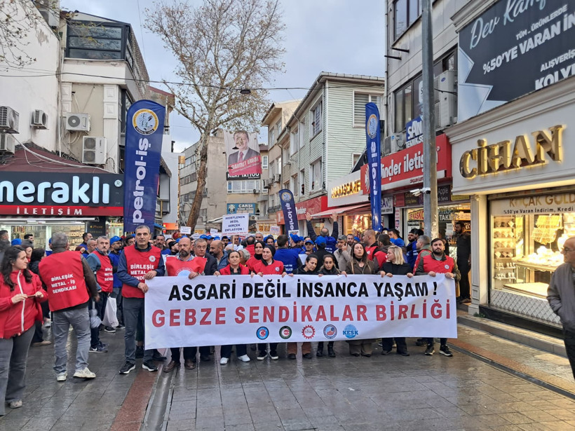 Gebze Sendikalar Birliği’nden miting gibi basın açıklaması! - Resim : 2
