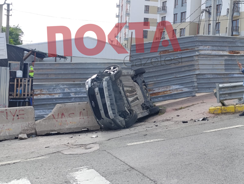 Bu kez ucuz atlatıldı; Ölüm yokuşunda yine kaza! - Resim : 2
