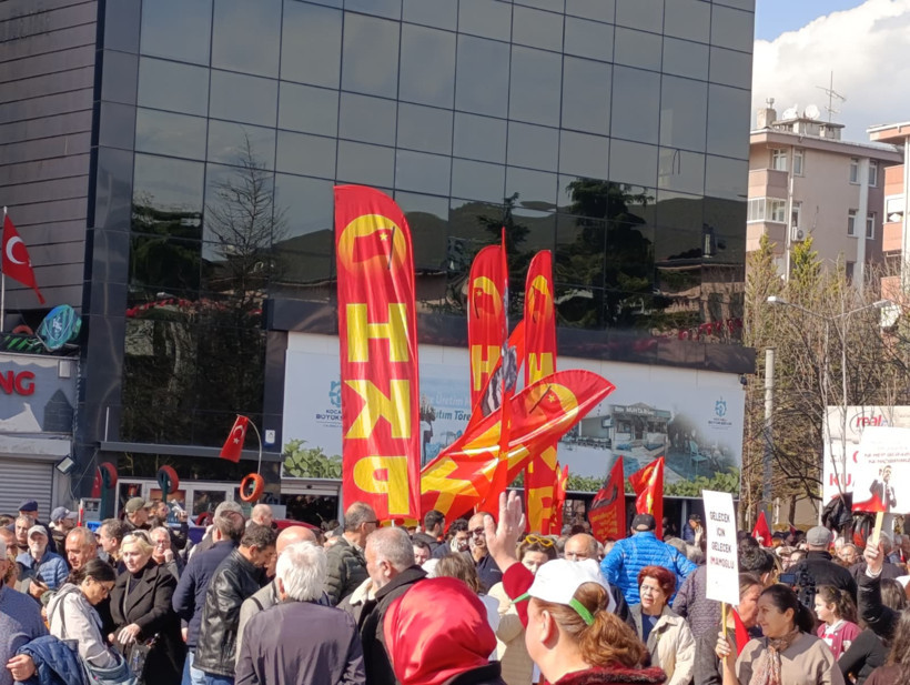 Sol partilerden Özgür Özel mitingine destek - Resim : 1