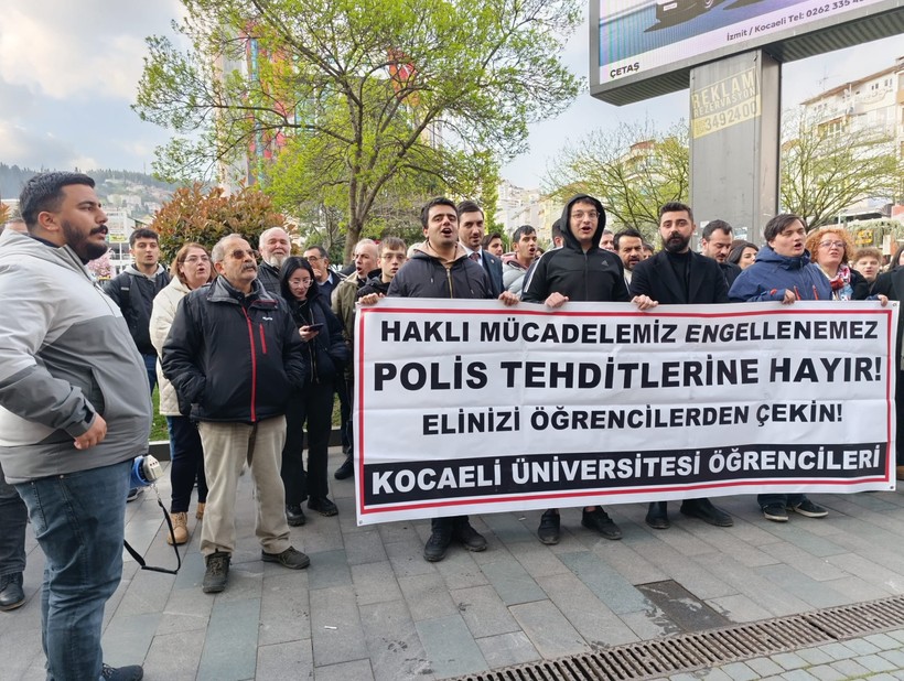 Eyleme katılan öğrencilerden açıklama! Polis ailelerimizi arıyor - Resim : 1